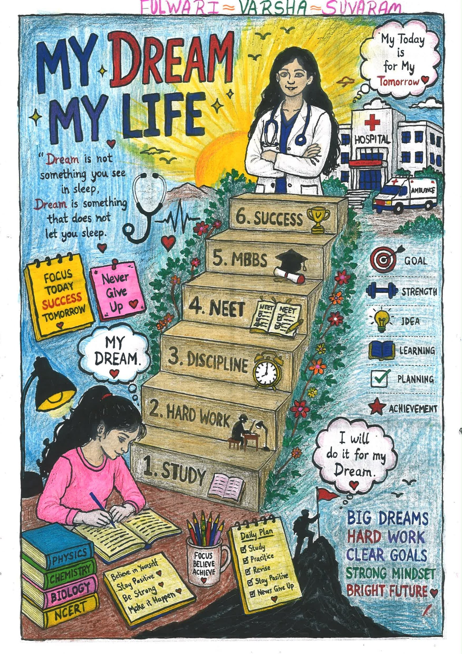 My Dream My Life - Journey to Become a Doctor By Fulwari Varsha Suvarambhai
